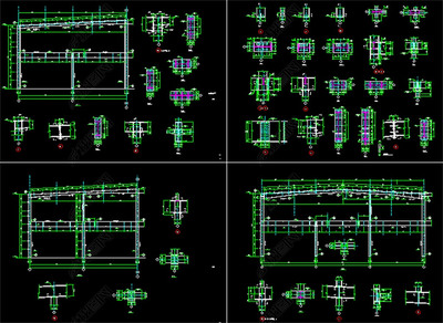 鋼結構廠房結構圖紙（鋼結構廠房結構圖紙是指導鋼結構廠房設計和施工的重要文件） 建筑施工圖設計 第2張