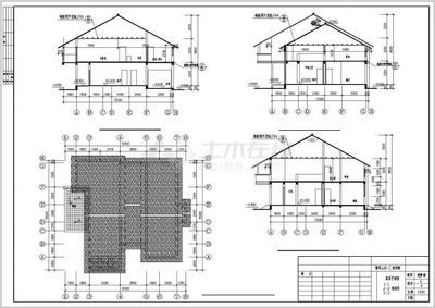 鋼結構房頂造型圖紙 結構框架設計 第5張