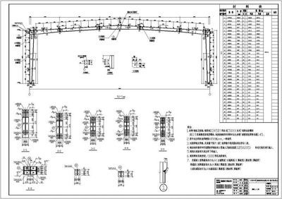 鋼結構生產圖紙（鋼結構生產圖紙是用于指導鋼結構生產過程的重要文件）