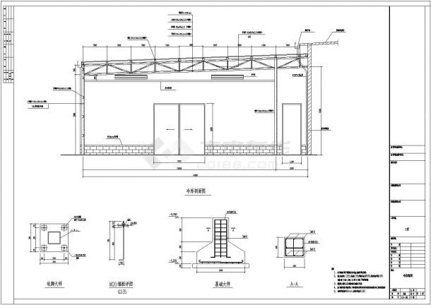 廠房鋼結構設計圖紙