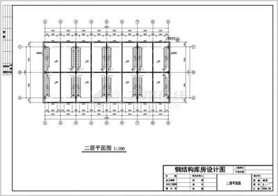 鋼結構廠房平面圖