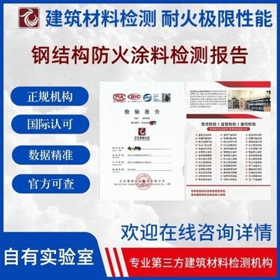 鋼結構防火涂料檢驗報告（鋼結構防火涂料檢驗報告是一個全面評估涂料性能和施工質量的重要文件）