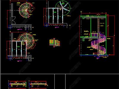 螺旋樓梯施工圖