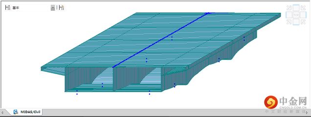 邁達斯鋼箱梁建模（spc導出到midas考慮結構特點進行建模）