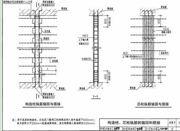 磚混結構構造柱施工規范