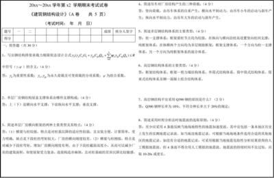 鋼結構期末試卷及答案（翼緣局部穩定條件,偏心壓桿穩定計算,承重結構用鋼材性能）