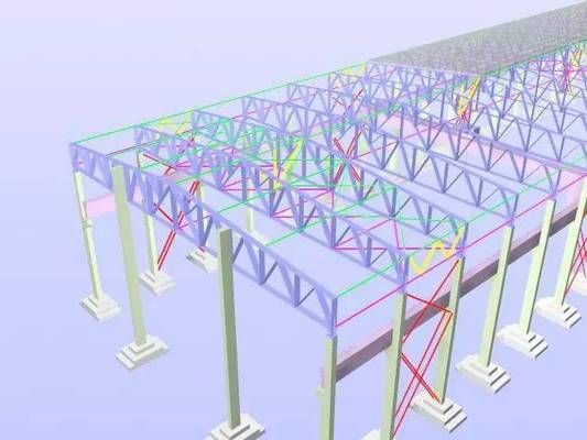 鋼結構廠房詳圖（鋼結構廠房施工流程）