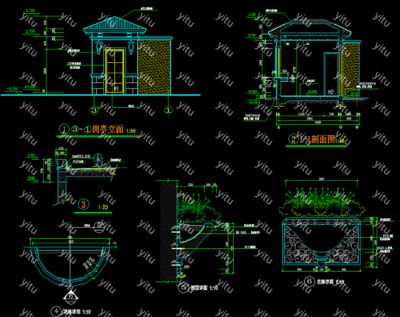鋼構崗亭cad圖紙設計（鋼構崗亭cad圖紙設計方式）