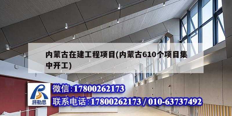 內蒙古在建工程項目(內蒙古610個項目集中開工)