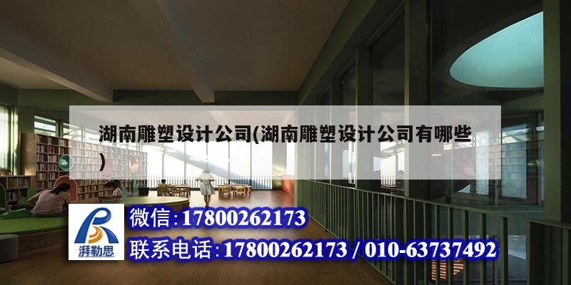 湖南雕塑設計公司(湖南雕塑設計公司有哪些)